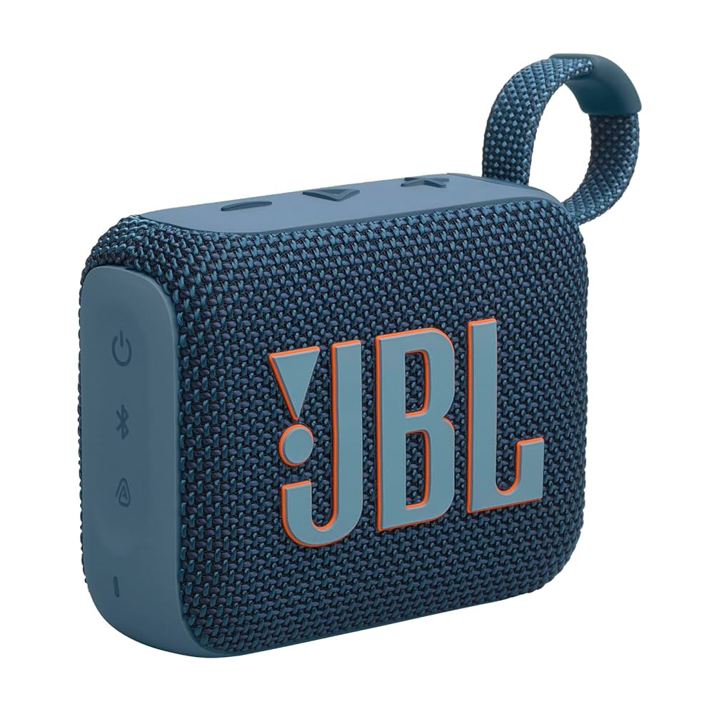 JBL Go 4, Wireless Ultra Portable Bluetooth Speaker, Pro Sound, Vibrant Colors, Water & Dust Proof, Type C (Without Mic, Black)